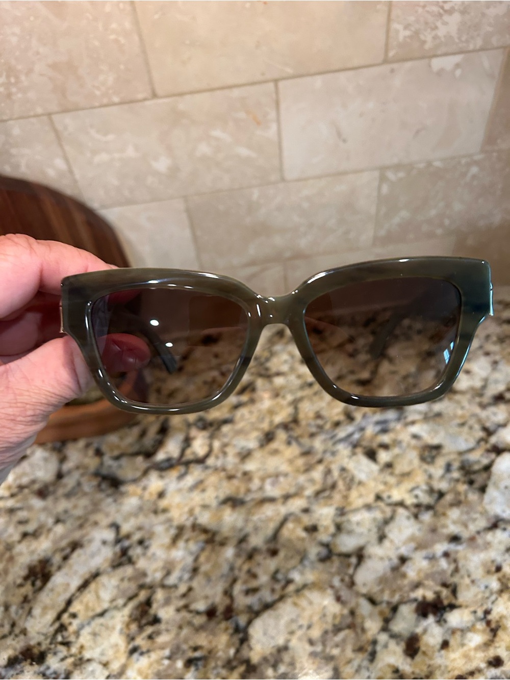 Longchamp Translucent Sage Green Reading Glasses